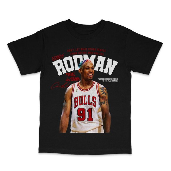 Samantha S Other - Dennis Rodman 1991 Chicago Basketball Legend Graphic T-Shirt Sports Fan Gift  90